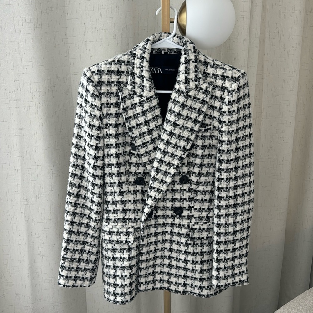 Black Tweed Blazer